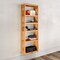 John Louis Home Solid Wood 12in. Deep Storage Tower with Shelves Hnoey Maple JLH-302-H - alternate 4
